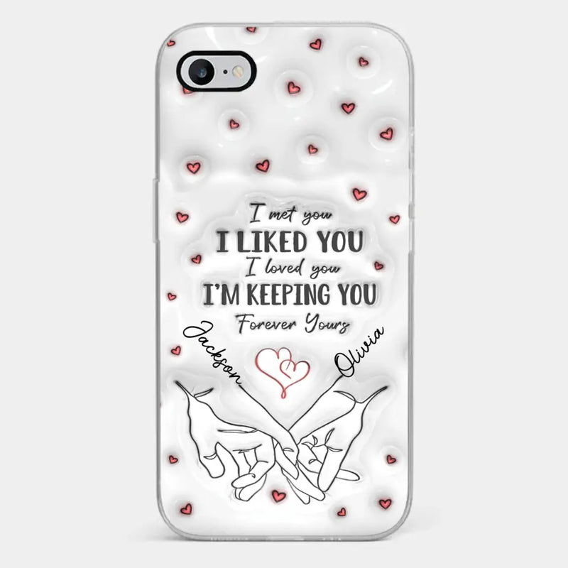Custom Name Couple Love Gifts - Personalized Phone Case