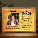 Custom Photo Graduation Gifts for Students - Personalized Frame Light Box