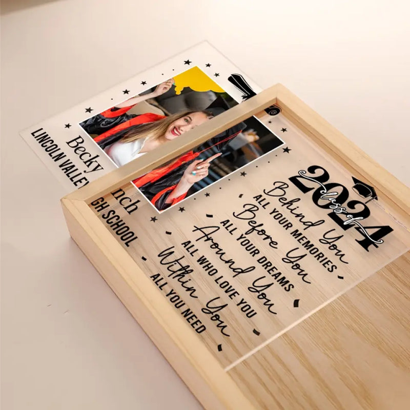 Custom Photo Graduation Gifts for Students - Personalized Frame Light Box