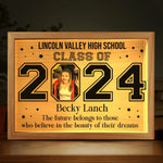 Custom Photo Graduation Gifts for High School Seniors - Personalized Frame Light Box