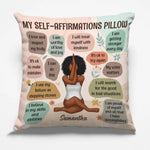 Custom Name Self-Affirmation Gifts for Women - Personalized Pillow