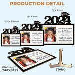 Custom Photo Graduation Gifts for Students - Personalized Wooden Plaque