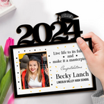 Custom Photo Graduation Gifts for Students - Personalized Wooden Plaque