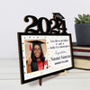 Custom Photo Live Life To Its Fullest - Family Personalized Custom 2-Layered Wooden Plaque With Stand - Graduation Gift For Siblings, Brothers, Sisters