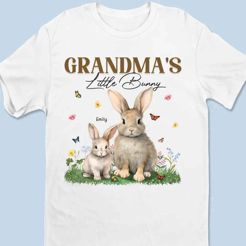 Custom Name Bunny Gifts for Grandma - Personalized Apparel