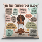 Custom Name Self-Affirmation Gifts for Women - Personalized Pillow