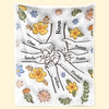 We Love You Mom - Family Personalized Custom 3D Inflated Effect Printed Blanket - Mother's Day, Gift For Mom, Grandma