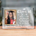 Custom Photo Graduation Gifts for College Graduates - Personalized Shaped Acrylic Plaque
