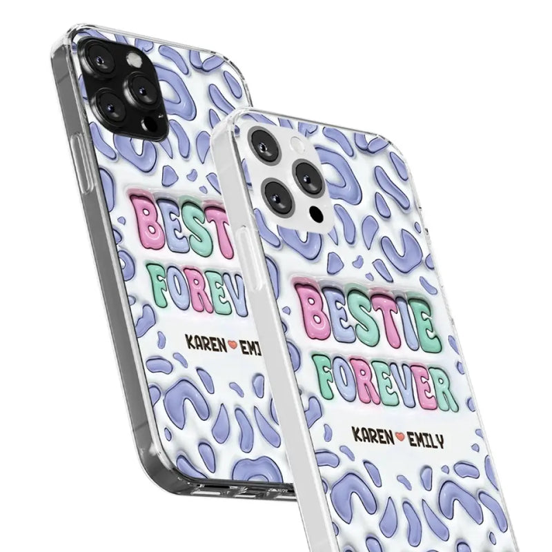 Custom Name Bestie Gifts for Friends - Personalized Phone Case
