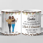 Custom Name Bestie Gifts for Women - Personalized Mugs