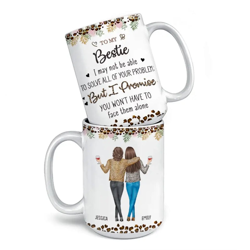 Custom Name Bestie Gifts for Women - Personalized Mugs