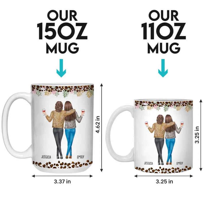 Custom Name Bestie Gifts for Women - Personalized Mugs