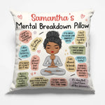 Custom Name Mental Health Affirmation Gifts - Personalized Pillow