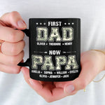 Custom Name First Dad Now Papa Gifts for Fathers - Personalized Mugs