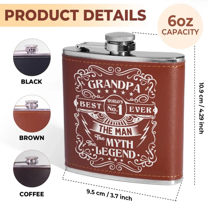 Best Grandpa Gifts for Grandfather - Hip Flask