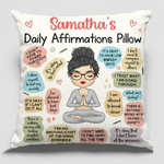 Custom Name Mental Health Affirmation Gifts - Personalized Pillow