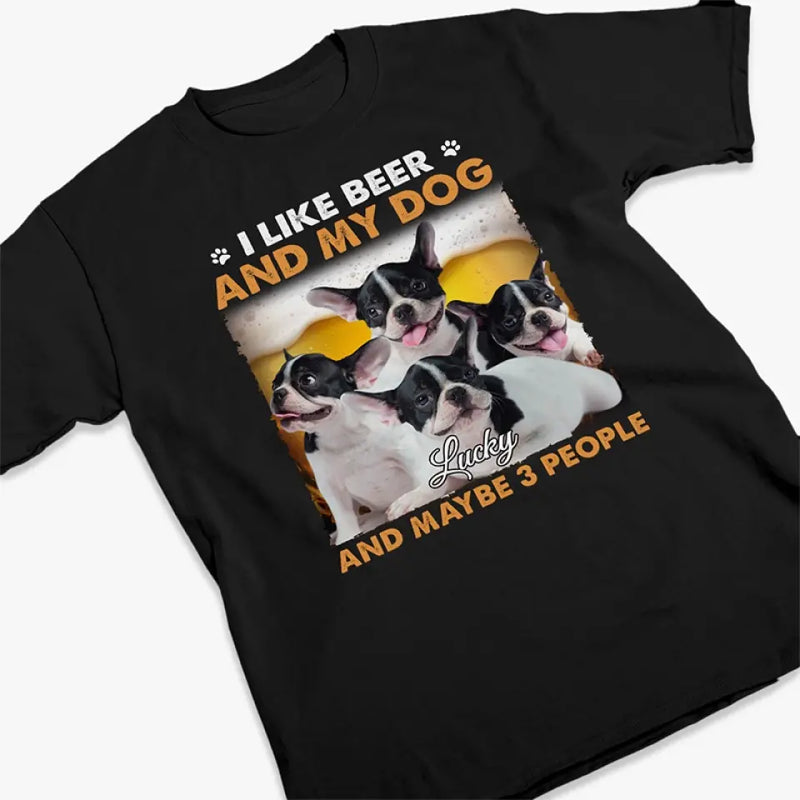 Custom Name Funny Beer Cat Gifts for Cat Lovers - Personalized Apparel