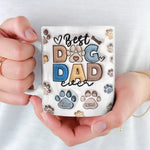 Custom Name Best Dog Dad Gifts for Dog Lovers - Personalized Mugs