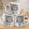 Best Fur Dad Ever - Dog & Cat Personalized Custom 3D Inflated Effect Printed Mug - Father's Day, Gift For Pet Owners, Pet Lovers