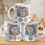 Custom Name Best Dog Dad Gifts for Dog Lovers - Personalized Mugs