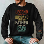 Custom Husband Father Papa Gifts for Dad - Personalized Sweater