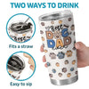 I Love That You Are My Dad - Dog & Cat Personalized Custom 3D Inflated Effect Printed Tumbler - Father's Day, Gift For Pet Owners, Pet Lovers