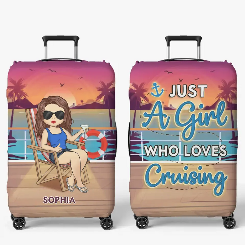 Life Is Better on a Cruise Travel Gifts for Cruise Lovers - Luggage Cover