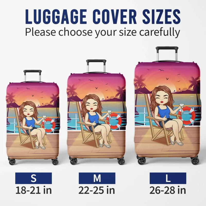 Life Is Better on a Cruise Travel Gifts for Cruise Lovers - Luggage Cover