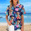 Custom Photo It's Summer & Time For Wandering - Dog & Cat Personalized Custom Unisex Tropical Hawaiian Aloha Shirt - Summer Vacation Gift, Gift For Pet Owners, Pet Lovers