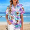 Custom Photo Summer Vibe - Dog & Cat Personalized Custom Unisex Tropical Hawaiian Aloha Shirt - Summer Vacation Gift, Gift For Pet Owners, Pet Lovers