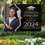 Custom Photo Graduation Gifts for Graduates - Personalized Yard Sign