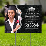 Custom Photo Graduation Gifts for Graduates - Personalized Yard Sign