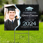 Custom Photo Graduation Gifts for Graduates - Personalized Yard Sign
