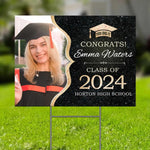 Custom Photo Graduation Gifts for Graduates - Personalized Yard Sign