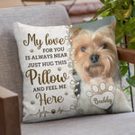 Custom Pet Photo Memorial Gifts for Dog Lovers - Personalized Pillow