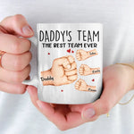 Custom Name Daddy's Team Family Gifts for Dad - Personalized Mugs