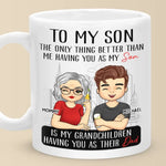Custom Son Dad Family Gifts - Personalized Mugs