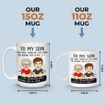 Custom Son Dad Family Gifts - Personalized Mugs
