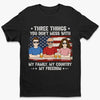 Three Things You Don't Mess With - Family Personalized Custom Unisex T-shirt, Hoodie, Sweatshirt - 4th Of July, Gift For Family Members