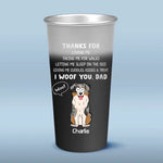 Custom Name Dog Dad Gifts - Personalized Aluminum Changing Color Cup