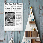 Custom Baby Ultrasound Father's Day Gifts for Dad - Personalized Poster