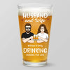 Drinking Buddies For Life - Couple Personalized Custom Beer Glass - Gift For Husband Wife, Anniversary