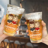 We Drink Together And Stay Forever - Couple Personalized Custom Beer Glass - Gift For Husband Wife, Anniversary