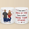 I Love Every Inch Of You - Couple Personalized Custom Mug - Gift For Husband Wife, Anniversary