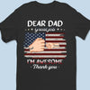 Great Job, I'm Awesome Thanks To You - Family Personalized Custom Unisex T-shirt, Hoodie, Sweatshirt - 4th Of July, Father's Day, Gift For Dad, Grandpa
