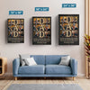 Custom Photo My World Is All About You - Family Personalized Custom Vertical Canvas - Father's Day, Gift For Dad