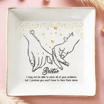 Custom Name Best Friend Gifts - Personalized Jewelry Dish