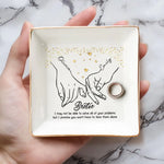 Custom Name Best Friend Gifts - Personalized Jewelry Dish
