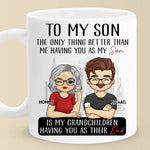 Custom Son Dad Family Gifts - Personalized Mugs