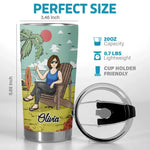 Custom Name Retirement Gifts for Women - Personalized Tumbler